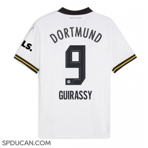 Muški Nogometni Dres Borussia Dortmund Serhou Guirassy #9 Rezervni 2024-25 Kratak Rukav